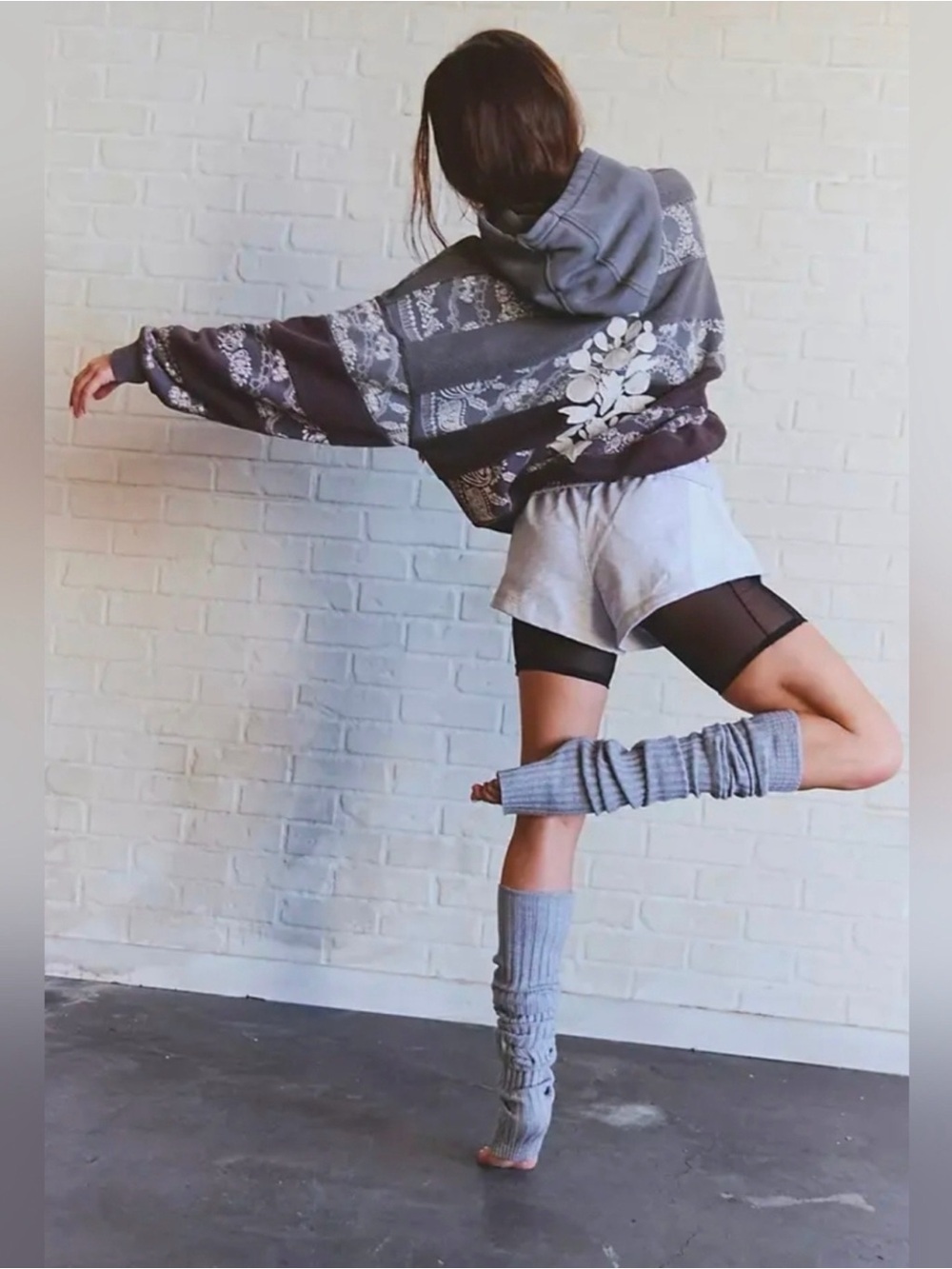 Free people movement final call bandanna hoodie chocolates size M